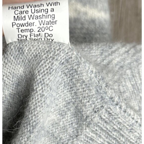 Weft Industries Lambswool Vest Bighorn Sheep V Neckline Size M - Picture 5 of 6